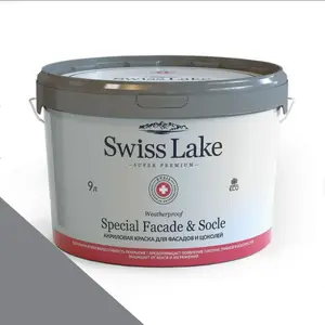 Фото Краски Swiss Lake Special Faсade & Socle (для фасадов и цоколей) 9л. pigeon gray sl-2944 - 1 Краски Swiss Lake Special Faсade & Socle (для фасадов и цоколей) 9л. pigeon gray sl-2944 - фото 1