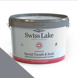 Краски Swiss Lake Special Faсade & Socle (для фасадов и цоколей) 9л. dramatic grey sl-2956 Краски Swiss Lake Special Faсade & Socle (для фасадов и цоколей) 9л. dramatic grey sl-2956
