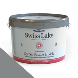 Краски Swiss Lake Special Faсade & Socle (для фасадов и цоколей) 9л. miraculous grey sl-2887 Краски Swiss Lake Special Faсade & Socle (для фасадов и цоколей) 9л. miraculous grey sl-2887