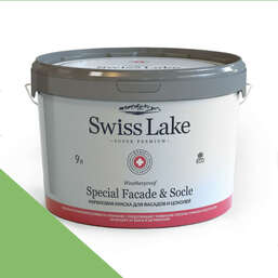Краски Swiss Lake Special Faсade & Socle (для фасадов и цоколей) 9л. lucky green sl-2496 Краски Swiss Lake Special Faсade & Socle (для фасадов и цоколей) 9л. lucky green sl-2496