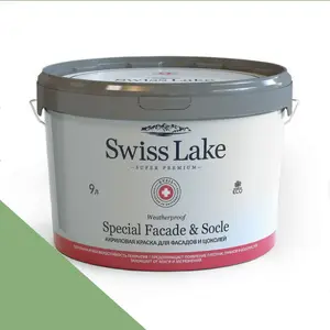 Фото Краски Swiss Lake Special Faсade & Socle (для фасадов и цоколей) 9л. wasabi sl-2704 - 1 Краски Swiss Lake Special Faсade & Socle (для фасадов и цоколей) 9л. wasabi sl-2704 - фото 1