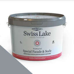 Краски Swiss Lake Special Faсade & Socle (для фасадов и цоколей) 9л. quicksilver sl-2802 Краски Swiss Lake Special Faсade & Socle (для фасадов и цоколей) 9л. quicksilver sl-2802