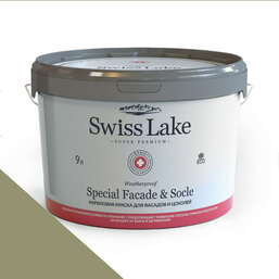 Краски Swiss Lake Special Faсade & Socle (для фасадов и цоколей) 9л. medium green sl-2555 Краски Swiss Lake Special Faсade & Socle (для фасадов и цоколей) 9л. medium green sl-2555