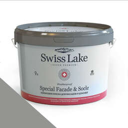 Краски Swiss Lake Special Faсade & Socle (для фасадов и цоколей) 9л. escape gray sl-2837 Краски Swiss Lake Special Faсade & Socle (для фасадов и цоколей) 9л. escape gray sl-2837