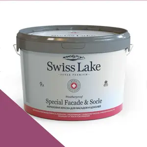 Фото Краски Swiss Lake Special Faсade & Socle (для фасадов и цоколей) 9л. raspberries sl-1694 - 1 Краски Swiss Lake Special Faсade & Socle (для фасадов и цоколей) 9л. raspberries sl-1694 - фото 1