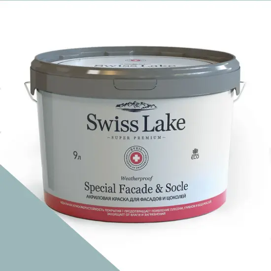 Фото Краски Swiss Lake Special Faсade & Socle (для фасадов и цоколей) 9л. frosty wind sl-2279 - 1 Краски Swiss Lake Special Faсade & Socle (для фасадов и цоколей) 9л. frosty wind sl-2279 - фото 1