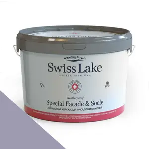 Фото Краски Swiss Lake Special Faсade & Socle (для фасадов и цоколей) 9л. violet verbena sl-1785 - 1 Краски Swiss Lake Special Faсade & Socle (для фасадов и цоколей) 9л. violet verbena sl-1785 - фото 1