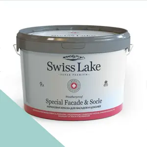 Фото Краски Swiss Lake Special Faсade & Socle (для фасадов и цоколей) 9л. electro chill sl-2387 - 1 Краски Swiss Lake Special Faсade & Socle (для фасадов и цоколей) 9л. electro chill sl-2387 - фото 1