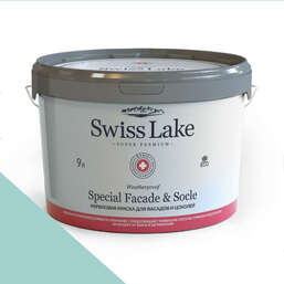 Краски Swiss Lake Special Faсade & Socle (для фасадов и цоколей) 9л. electro chill sl-2387 Краски Swiss Lake Special Faсade & Socle (для фасадов и цоколей) 9л. electro chill sl-2387