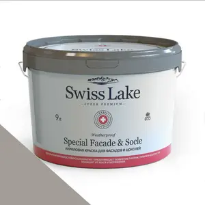 Фото Краски Swiss Lake Special Faсade & Socle (для фасадов и цоколей) 9л. intellectual grey sl-0589 - 1 Краски Swiss Lake Special Faсade & Socle (для фасадов и цоколей) 9л. intellectual grey sl-0589 - фото 1