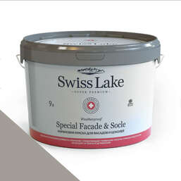 Краски Swiss Lake Special Faсade & Socle (для фасадов и цоколей) 9л. intellectual grey sl-0589 Краски Swiss Lake Special Faсade & Socle (для фасадов и цоколей) 9л. intellectual grey sl-0589
