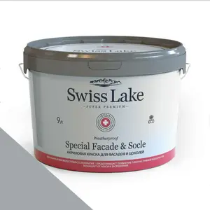 Фото Краски Swiss Lake Special Faсade & Socle (для фасадов и цоколей) 9л. thundercloud gray sl-2934 - 1 Краски Swiss Lake Special Faсade & Socle (для фасадов и цоколей) 9л. thundercloud gray sl-2934 - фото 1