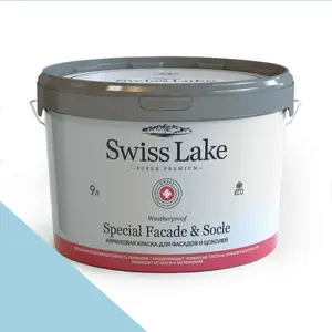 Фото Краски Swiss Lake Special Faсade & Socle (для фасадов и цоколей) 9л. bashful blue sl-2113 - 1 Краски Swiss Lake Special Faсade & Socle (для фасадов и цоколей) 9л. bashful blue sl-2113 - фото 1