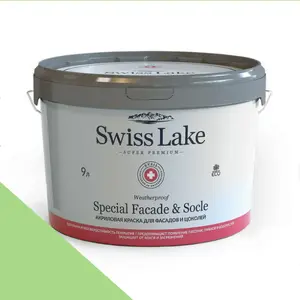 Фото Краски Swiss Lake Special Faсade & Socle (для фасадов и цоколей) 9л. spring leaf sl-2495 - 1 Краски Swiss Lake Special Faсade & Socle (для фасадов и цоколей) 9л. spring leaf sl-2495 - фото 1