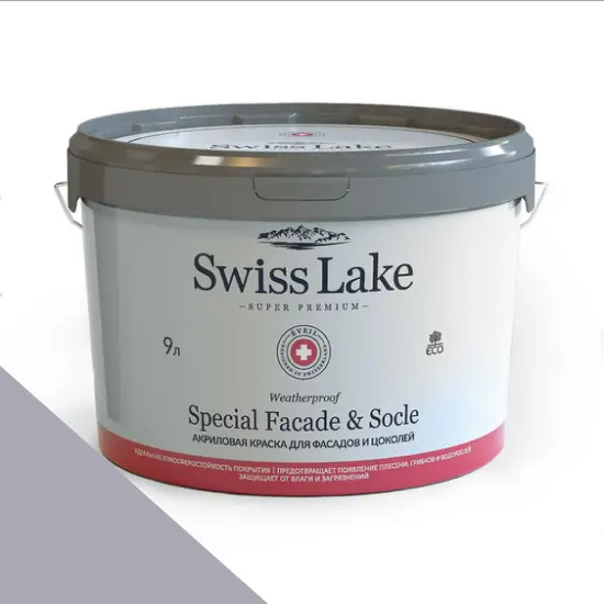 Фото Краски Swiss Lake Special Faсade & Socle (для фасадов и цоколей) 9л. monet's lavender sl-1793 - 1 Краски Swiss Lake Special Faсade & Socle (для фасадов и цоколей) 9л. monet's lavender sl-1793 - фото 1