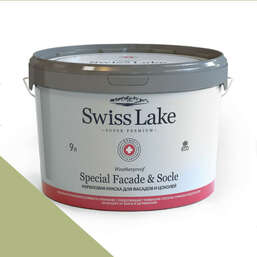 Краски Swiss Lake Special Faсade & Socle (для фасадов и цоколей) 9л. mineral green sl-2535 Краски Swiss Lake Special Faсade & Socle (для фасадов и цоколей) 9л. mineral green sl-2535