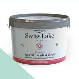 Краски Swiss Lake Special Faсade & Socle (для фасадов и цоколей) 9л. soft mint sl-2335 Краски Swiss Lake Special Faсade & Socle (для фасадов и цоколей) 9л. soft mint sl-2335