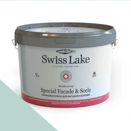 Фото Краски Swiss Lake Special Faсade & Socle (для фасадов и цоколей) 9л. sea inspired sl-2385 - 1 Краски Swiss Lake Special Faсade & Socle (для фасадов и цоколей) 9л. sea inspired sl-2385 - фото 1