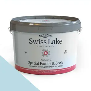 Фото Краски Swiss Lake Special Faсade & Socle (для фасадов и цоколей) 9л. illusion blue sl-2264 - 1 Краски Swiss Lake Special Faсade & Socle (для фасадов и цоколей) 9л. illusion blue sl-2264 - фото 1