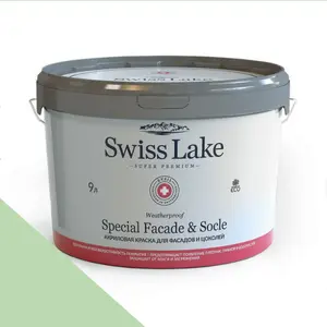 Фото Краски Swiss Lake Special Faсade & Socle (для фасадов и цоколей) 9л. minty freshness sl-2484 - 1 Краски Swiss Lake Special Faсade & Socle (для фасадов и цоколей) 9л. minty freshness sl-2484 - фото 1
