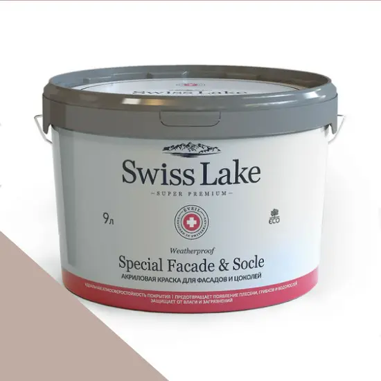 Фото Краски Swiss Lake Special Faсade & Socle (для фасадов и цоколей) 9л. dhurrie beige sl-0400 - 1 Краски Swiss Lake Special Faсade & Socle (для фасадов и цоколей) 9л. dhurrie beige sl-0400 - фото 1