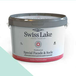 Краски Swiss Lake Special Faсade & Socle (для фасадов и цоколей) 9л. sea mist green sl-2334 Краски Swiss Lake Special Faсade & Socle (для фасадов и цоколей) 9л. sea mist green sl-2334