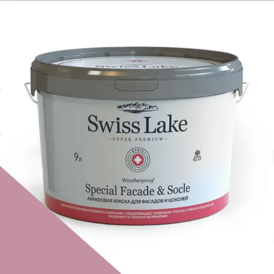 Фото Краски Swiss Lake Special Faсade & Socle (для фасадов и цоколей) 9л. azalea sl-1737 - 1 Краски Swiss Lake Special Faсade & Socle (для фасадов и цоколей) 9л. azalea sl-1737 - фото 1