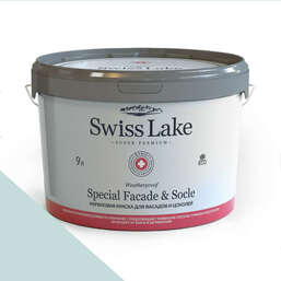Краски Swiss Lake Special Faсade & Socle (для фасадов и цоколей) 9л. ice mint sl-2239 Краски Swiss Lake Special Faсade & Socle (для фасадов и цоколей) 9л. ice mint sl-2239