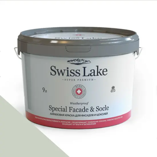 Фото Краски Swiss Lake Special Faсade & Socle (для фасадов и цоколей) 9л. puritan gray sl-2632 - 1 Краски Swiss Lake Special Faсade & Socle (для фасадов и цоколей) 9л. puritan gray sl-2632 - фото 1