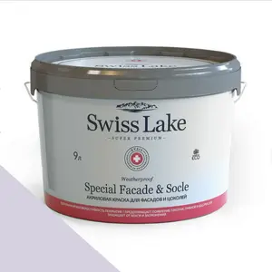 Фото Краски Swiss Lake Special Faсade & Socle (для фасадов и цоколей) 9л. wisteria sl-1815 - 1 Краски Swiss Lake Special Faсade & Socle (для фасадов и цоколей) 9л. wisteria sl-1815 - фото 1