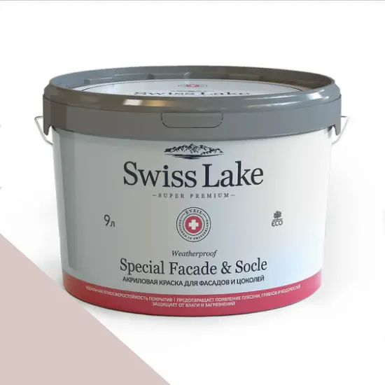 Фото Краски Swiss Lake Special Faсade & Socle (для фасадов и цоколей) 9л. strawberry freeze sl-1574 - 1 Краски Swiss Lake Special Faсade & Socle (для фасадов и цоколей) 9л. strawberry freeze sl-1574 - фото 1