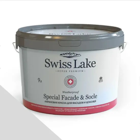 Фото Краски Swiss Lake Special Faсade & Socle (для фасадов и цоколей) 9л. shooting star sl-2773 - 1 Краски Swiss Lake Special Faсade & Socle (для фасадов и цоколей) 9л. shooting star sl-2773 - фото 1