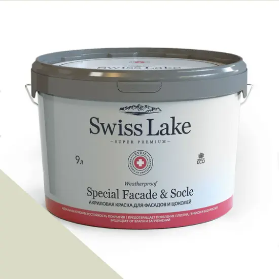 Фото Краски Swiss Lake Special Faсade & Socle (для фасадов и цоколей) 9л. wide-awake sl-2671 - 1 Краски Swiss Lake Special Faсade & Socle (для фасадов и цоколей) 9л. wide-awake sl-2671 - фото 1
