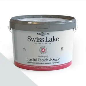Фото Краски Swiss Lake Special Faсade & Socle (для фасадов и цоколей) 9л. white moon sl-1969 - 1 Краски Swiss Lake Special Faсade & Socle (для фасадов и цоколей) 9л. white moon sl-1969 - фото 1
