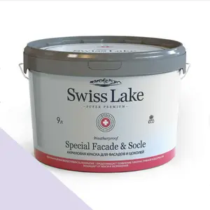 Фото Краски Swiss Lake Special Faсade & Socle (для фасадов и цоколей) 9л. gentle lilac sl-1875 - 1 Краски Swiss Lake Special Faсade & Socle (для фасадов и цоколей) 9л. gentle lilac sl-1875 - фото 1