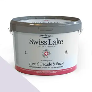 Фото Краски Swiss Lake Special Faсade & Socle (для фасадов и цоколей) 9л. shy violet sl-1881 - 1 Краски Swiss Lake Special Faсade & Socle (для фасадов и цоколей) 9л. shy violet sl-1881 - фото 1