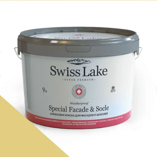 Фото Краски Swiss Lake Special Faсade & Socle (для фасадов и цоколей) 9л. easy on the eyes sl-0968 - 1 Краски Swiss Lake Special Faсade & Socle (для фасадов и цоколей) 9л. easy on the eyes sl-0968 - фото 1