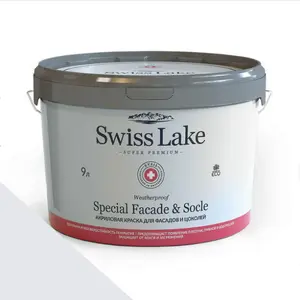 Фото Краски Swiss Lake Special Faсade & Socle (для фасадов и цоколей) 9л. moon lily sl-1781 - 1 Краски Swiss Lake Special Faсade & Socle (для фасадов и цоколей) 9л. moon lily sl-1781 - фото 1