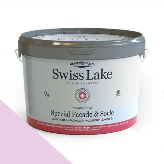Фото Краски Swiss Lake Special Faсade & Socle (для фасадов и цоколей) 9л. violet vapor sl-1659 - 1 Краски Swiss Lake Special Faсade & Socle (для фасадов и цоколей) 9л. violet vapor sl-1659 - фото 1