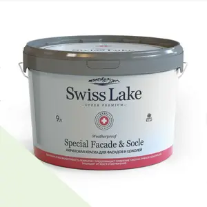 Фото Краски Swiss Lake Special Faсade & Socle (для фасадов и цоколей) 9л. mint ice cubes sl-2476 - 1 Краски Swiss Lake Special Faсade & Socle (для фасадов и цоколей) 9л. mint ice cubes sl-2476 - фото 1
