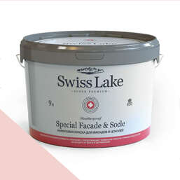 Краски Swiss Lake Special Faсade & Socle (для фасадов и цоколей) 9л. lemonade pink sl-1287 Краски Swiss Lake Special Faсade & Socle (для фасадов и цоколей) 9л. lemonade pink sl-1287