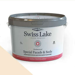 Краски Swiss Lake Special Faсade & Socle (для фасадов и цоколей) 9л. lightning white sl-0255 Краски Swiss Lake Special Faсade & Socle (для фасадов и цоколей) 9л. lightning white sl-0255