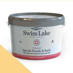 Краски Swiss Lake Special Faсade & Socle (для фасадов и цоколей) 9л. mellow yellow sl-1055 Краски Swiss Lake Special Faсade & Socle (для фасадов и цоколей) 9л. mellow yellow sl-1055