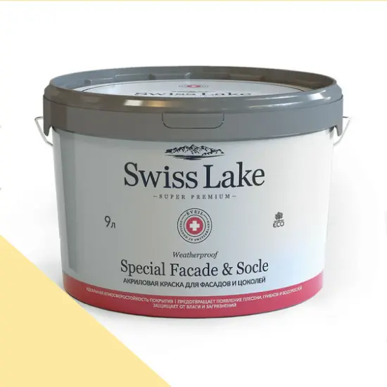 Фото Краски Swiss Lake Special Faсade & Socle (для фасадов и цоколей) 9л. citrus punch sl-0972 - 1 Краски Swiss Lake Special Faсade & Socle (для фасадов и цоколей) 9л. citrus punch sl-0972 - фото 1