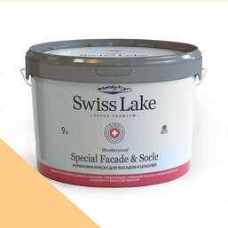 Краски Swiss Lake Special Faсade & Socle (для фасадов и цоколей) 9л. nacho cheese sl-1136 Краски Swiss Lake Special Faсade & Socle (для фасадов и цоколей) 9л. nacho cheese sl-1136
