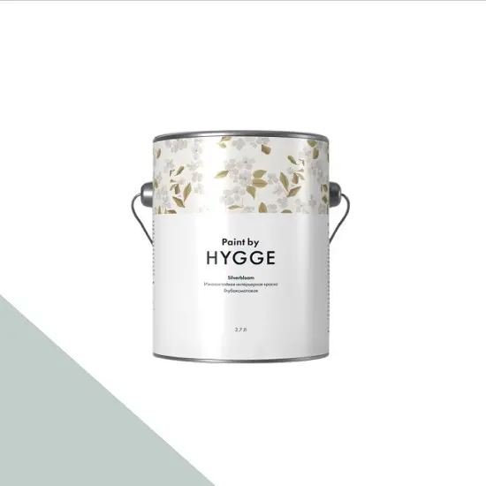 Фото Краски HYGGE Paint Silverbloom 2,7 л. №268 Delicate Sage - 1 Краски HYGGE Paint Silverbloom 2,7 л. №268 Delicate Sage - фото 1