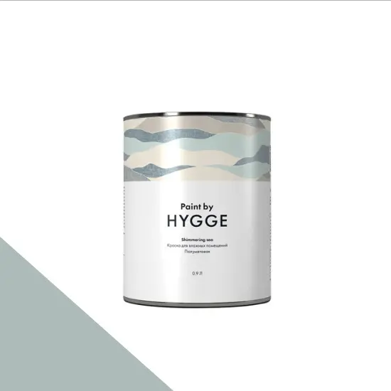 Фото Краски HYGGE Paint Shimmering Sea 0,9 л. №303 Juniper - 1 Краски HYGGE Paint Shimmering Sea 0,9 л. №303 Juniper - фото 1