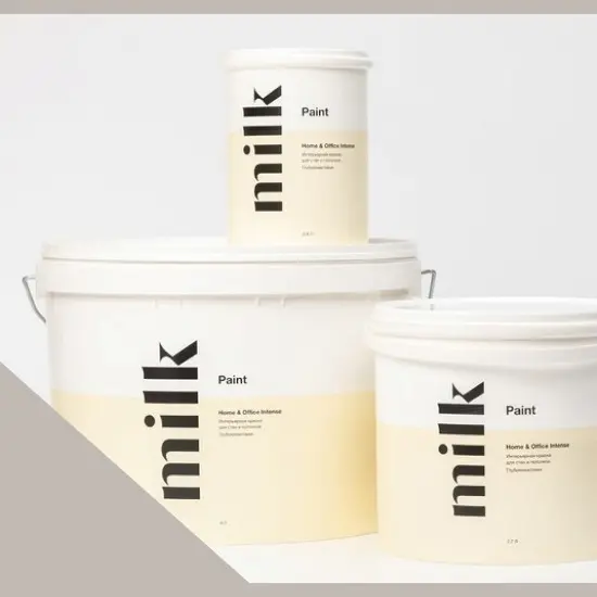 Фото Краски MILQ Paint Home & Office Intense 0,9 л. NC16-0208 Grey Felt - 1 Краски MILQ Paint Home & Office Intense 0,9 л. NC16-0208 Grey Felt - фото 1