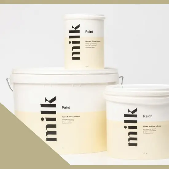 Фото Краски MILQ Paint Home & Office Intense 2.7 л. NC38-0855 Olive - 1 Краски MILQ Paint Home & Office Intense 2.7 л. NC38-0855 Olive - фото 1