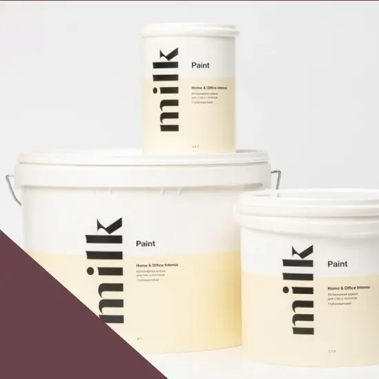 Фото Краски MILQ Paint Home & Office Intense 9 л. NC33-0715 Dark Bordeaux - 1 Краски MILQ Paint Home & Office Intense 9 л. NC33-0715 Dark Bordeaux - фото 1